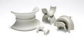 Ceramic Saddles by Christy Catalytics