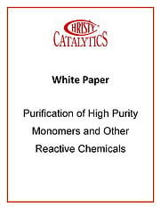 Purification of Monomers and other Reactive Chemicals