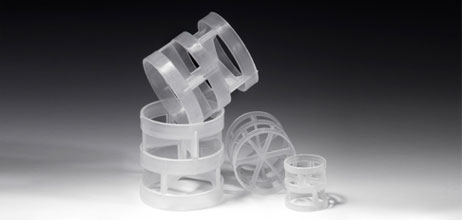 Plastic Pall Rings by Christy Catalytics